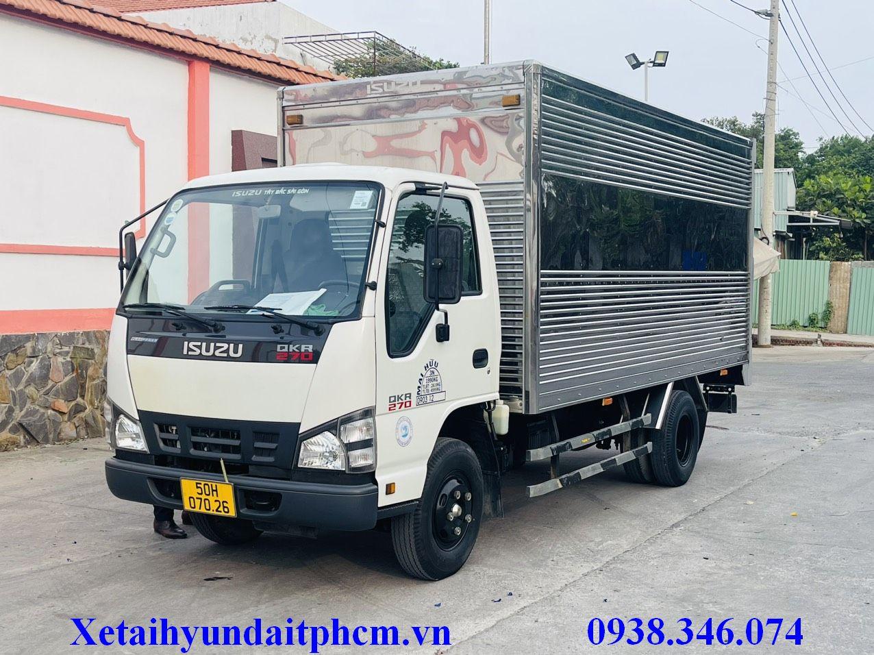 xe tải cũ isuzu 1t9 thùng kín