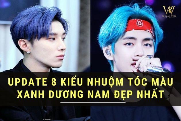 nhuom toc mau xanh duong nam