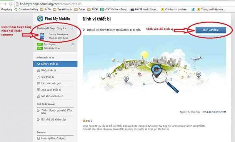 huong dan dinh vi dien thoai samsung