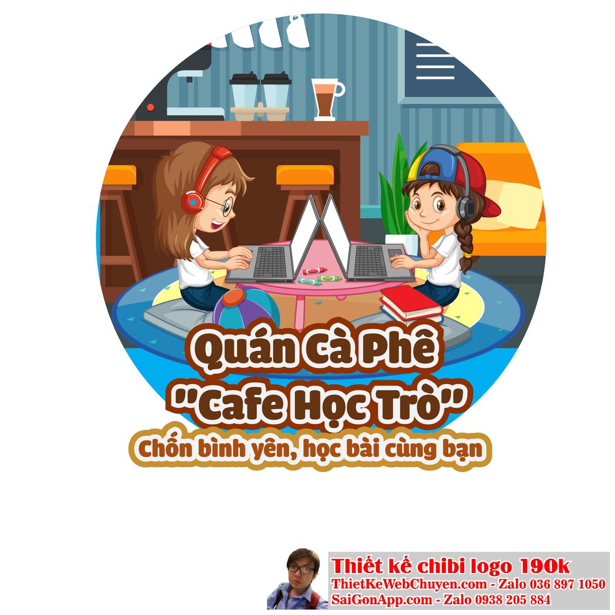 Chibi Học Sinh là một chủ đề phổ biến trong thiết kế logo.